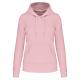 Sudadera capucha ecorresponsable mujer Ref.TTK4028-ROSA PALIDO