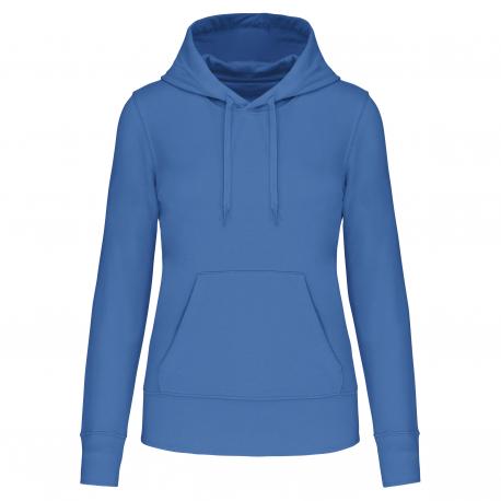 Sudadera capucha ecorresponsable mujer