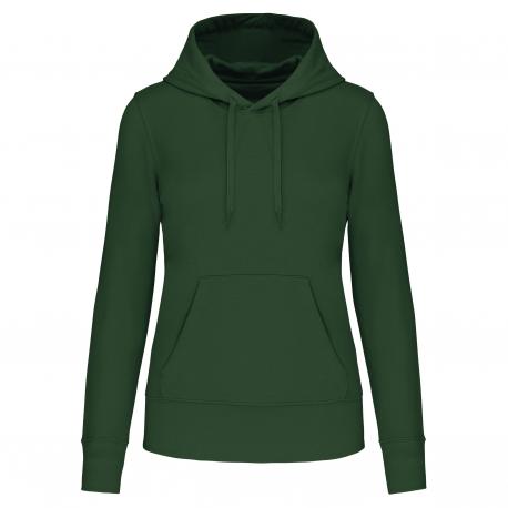 Sudadera capucha ecorresponsable mujer