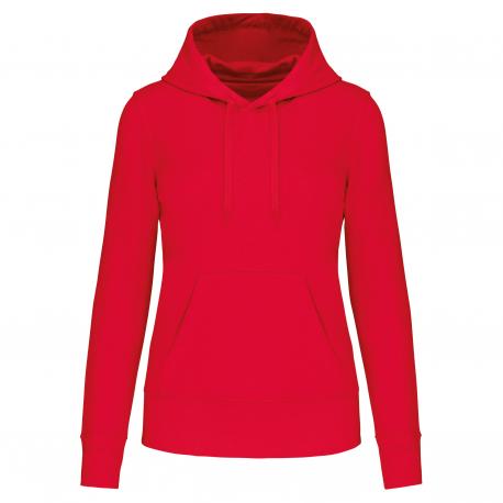 Sudadera capucha ecorresponsable mujer