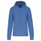 Sudadera con capucha y cremallera ecorresponsable hombre Ref.TTK4030-AZUL REAL AZUL