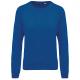 Sudadera algodón orgánico con cuello redondo y mangas raglan Ref.TTK481-BREZO AZUL OCEANO