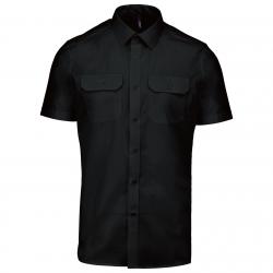 Camisa piloto manga corta hombre