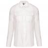 Camisa piloto manga larga hombre