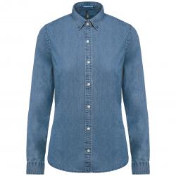 Camisa denim mujer