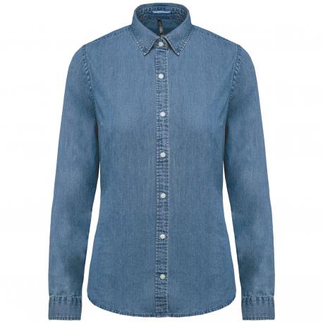 Camisa denim mujer