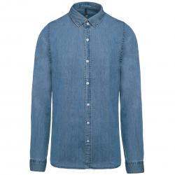 Camisa denim hombre