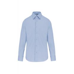 Camisa stretch manga larga hombre