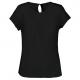 Blusa crepe mujer Ref.TTK5002-NEGRO