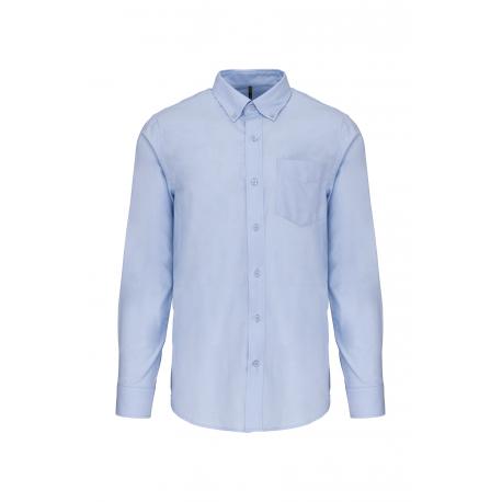 Camisa oxford manga larga hombre