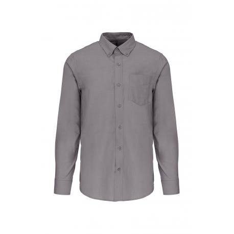 Camisa oxford manga larga hombre