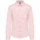 Camisa oxford manga larga mujer Ref.TTK534-OXFORD ROSA PALIDO