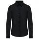 Camisa oxford manga larga mujer Ref.TTK534-NEGRO