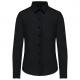 Camisa oxford manga larga mujer Ref.TTK534-NEGRO