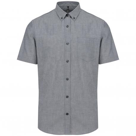 Camisa oxford manga corta hombre