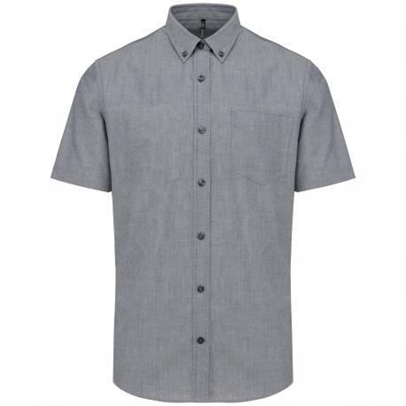 Camisa oxford manga corta hombre