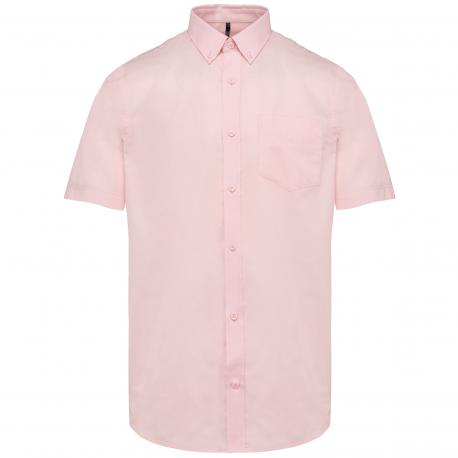 Camisa oxford manga corta hombre