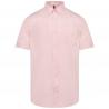 Camisa oxford manga corta hombre