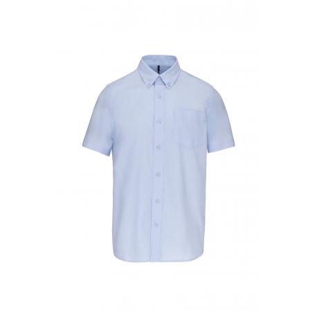 Camisa oxford manga corta hombre