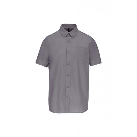 Camisa oxford manga corta hombre