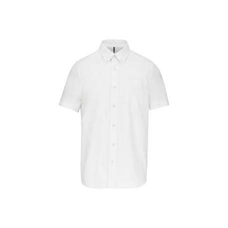 Camisa oxford manga corta hombre