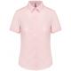 Camisa oxford manga corta mujer Ref.TTK536-OXFORD ROSA PALIDO