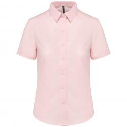 Camisa oxford manga corta mujer