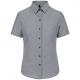 Camisa oxford manga corta mujer Ref.TTK536-ZINC DE OXFORD