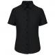 Camisa oxford manga corta mujer Ref.TTK536-NEGRO