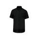Camisa micro sarga no-plancha manga corta hombre Ref.TTK539-NEGRO