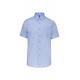 Camisa micro sarga no-plancha manga corta hombre Ref.TTK539-CIELO BRILLANTE