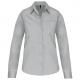 Camisa popelina manga larga mujer Ref.TTK542-NIEVE GRIS