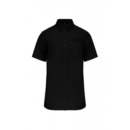 Camisa popelina manga corta hombre