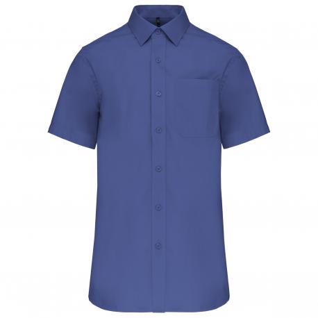 Camisa popelina manga corta hombre