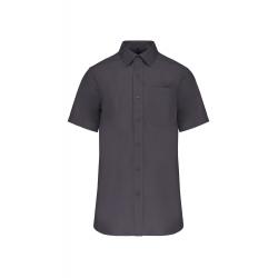 Camisa popelina manga corta hombre