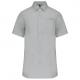 Camisa popelina manga corta hombre Ref.TTK543-NIEVE GRIS