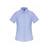 Camisa popelina manga corta mujer