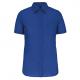 Camisa popelina de polialgodón manga corta de fácil cuidado mujer Ref.TTK548-AZUL REAL AZUL