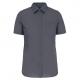 Camisa popelina de polialgodón manga corta de fácil cuidado mujer Ref.TTK548-GRIS URBANO