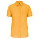 Camisa popelina de polialgodón manga corta de fácil cuidado mujer Ref.TTK548-AMARILLO