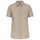 Camisa popelina de polialgodón manga corta de fácil cuidado mujer Ref.TTK548-BEIGE