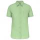Camisa popelina de polialgodón manga corta de fácil cuidado mujer Ref.TTK548-VERDE DE PISTACHO