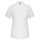 Camisa popelina de polialgodón manga corta de fácil cuidado mujer Ref.TTK548-BLANCO