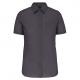 Camisa popelina de polialgodón manga corta de fácil cuidado mujer Ref.TTK548-ZINC