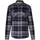 Sobrecamisa leñador forro de sherpa Ref.TTK579-STORM GREY/NAVY REVISADO