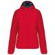Chaqueta acolchada y ligera con capucha mujer Ref.TTK6111-RED