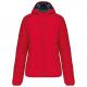 Chaqueta acolchada y ligera con capucha mujer Ref.TTK6111-RED