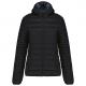 Chaqueta acolchada y ligera con capucha mujer Ref.TTK6111-NEGRO