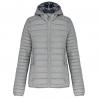 Chaqueta acolchada y ligera con capucha mujer