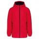 Parka con capucha - poliéster reciclada unisex Ref.TTK6152-RED